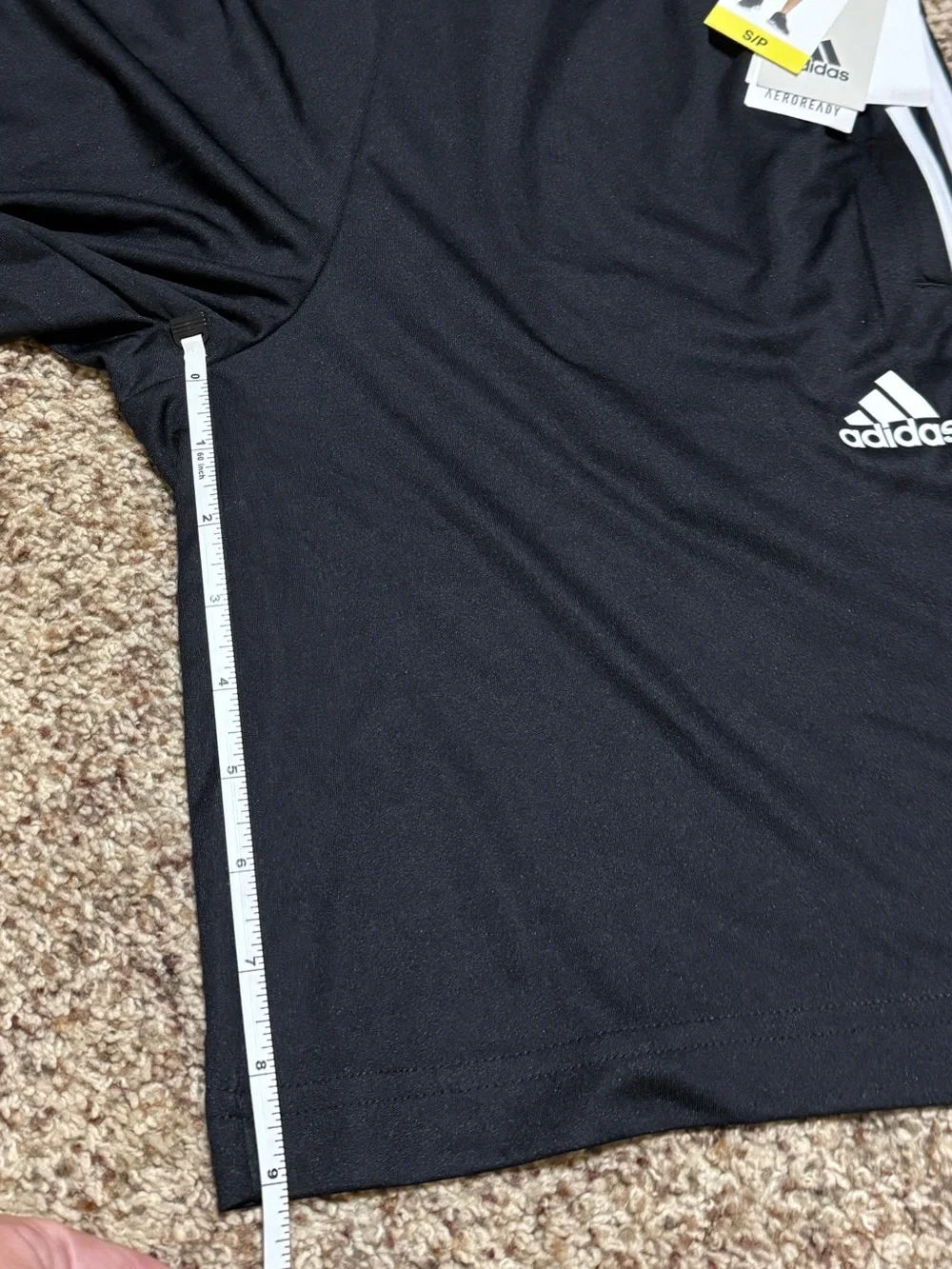 adidas Black Athletic Active Shorts Mens S NWT